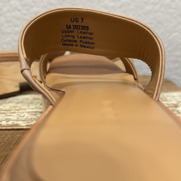 Nisolo Anthropologie Ellie All Day Leather Clog Almond Size 7 - Picture 8 of 9